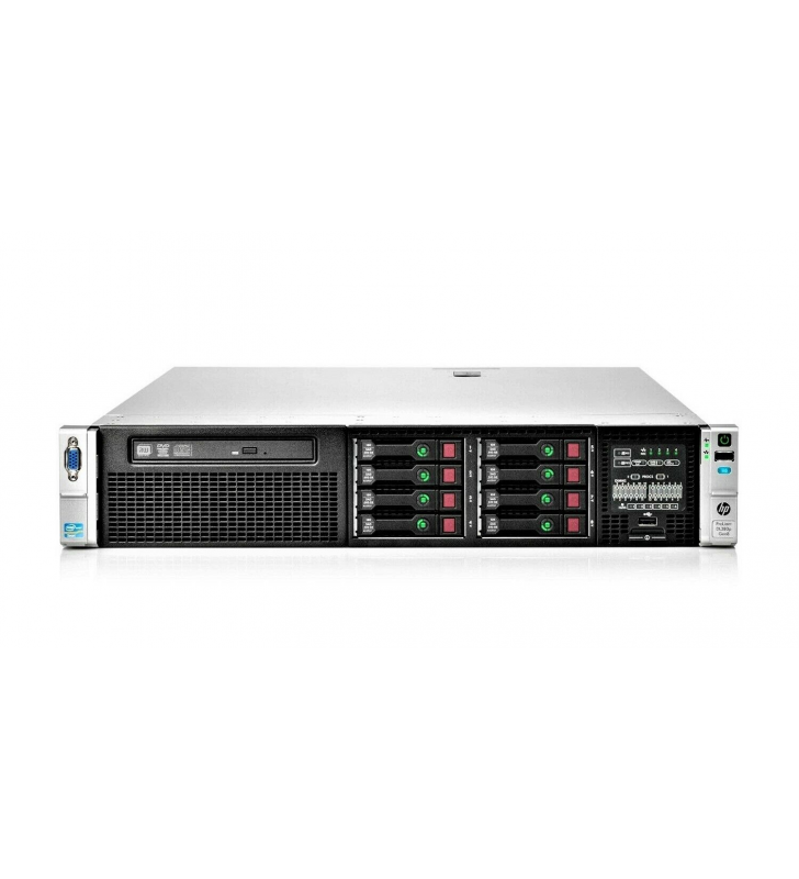 Hp Proliant DL380p G8 Xeon Bipro 8 Cores  E5 2665 3,1 Ghz. 64 Gb 3 x 1 Tb SSD + 3 x 300 Gb SAS 2 x Psu 750W 2U W Server 2019 STD
