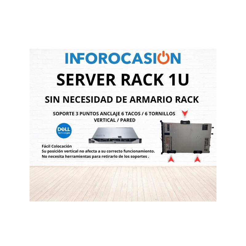 Dell PowerEdge R320 Intel Xeon Hexa-Core E5-2420 v2 2.20 Ghz.