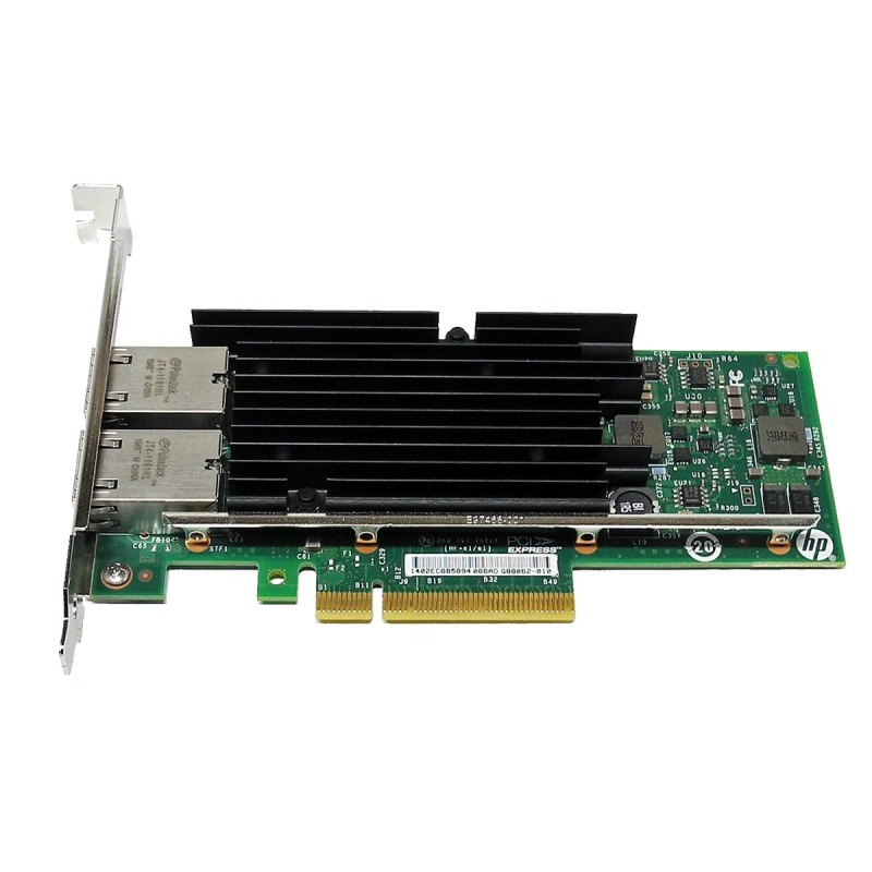 Tarjeta de red HP 561T  PCIe x8 10 GbE FP 717708-002 716589-002  2 Puertos - Perfil Alto   ( S3 )