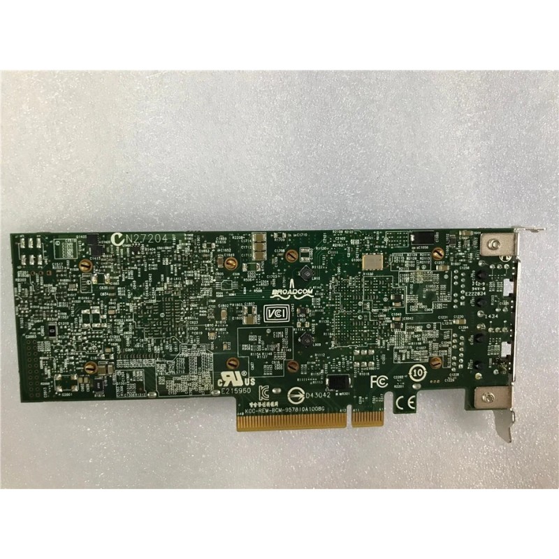 Tarjeta de red Broadcom 57810s  0W1GCR  2 Puertos 10Gb  Base-T  Perfil Alto   ( S3 )