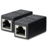 Ethernet RJ45, conector LAN Cat7 Cat6 Cat5e, adaptador extensor de Cable Ethernet hembra a hembra