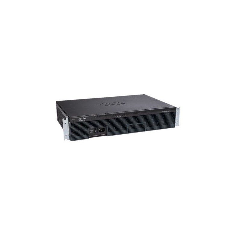 Router Cisco 2921  3  integrated 10/100/1000 Ethernet ports  -  2U